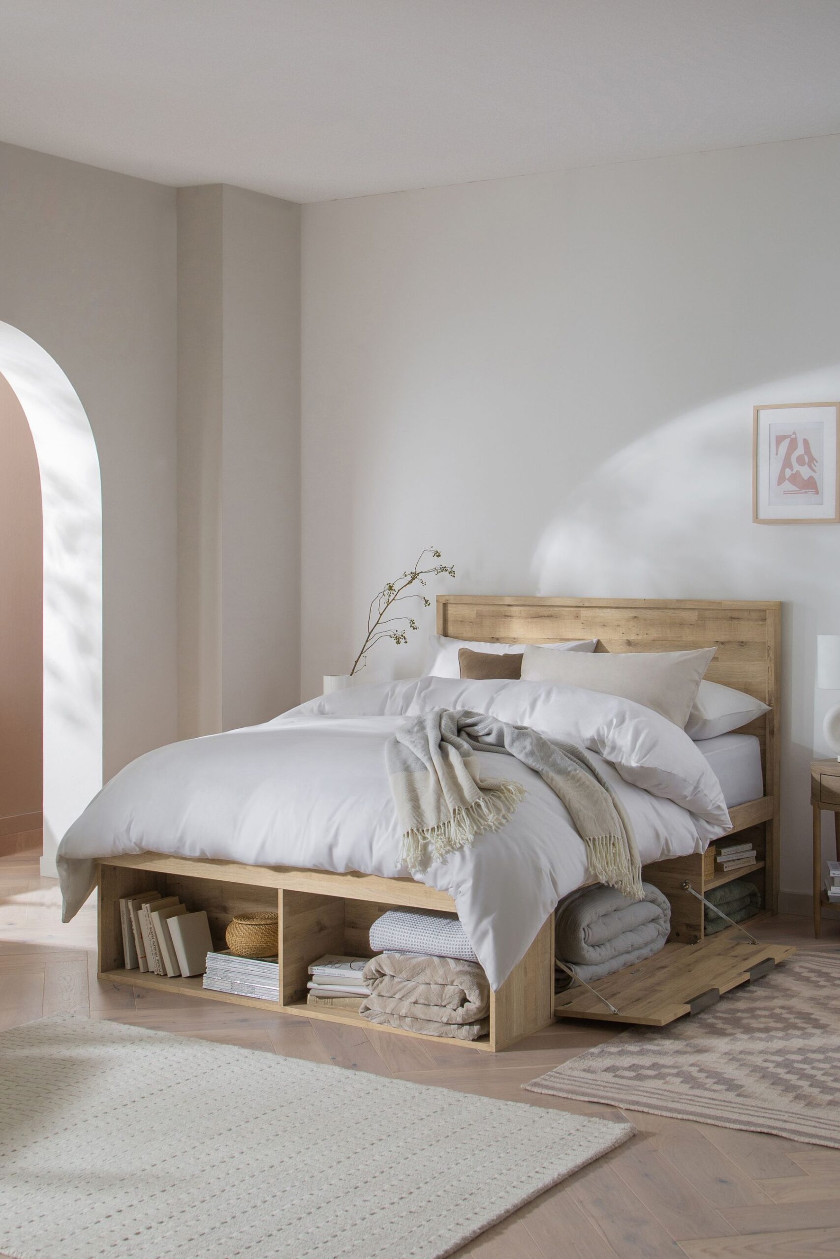 Bed frames made of oak the perfect combination of style and durability