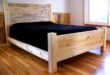 Bed frames made of pine