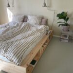 Bed frames made of pine