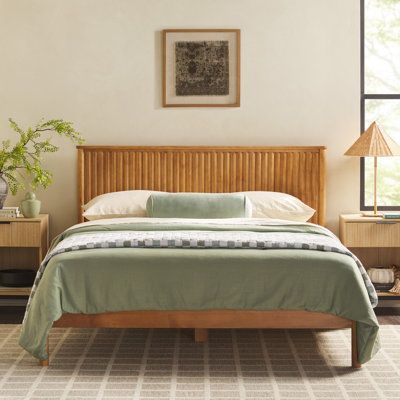 Bed frames made of pine crafted for durability and style