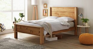 Bed frames made of pine