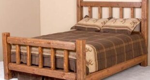 Bed frames made of pine