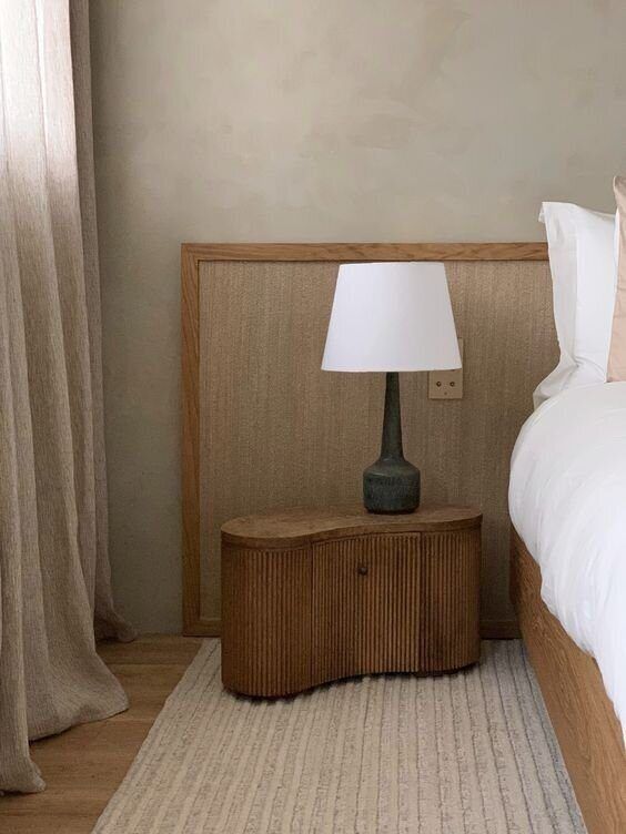 Bed frames made of walnut crafted for timeless elegance