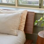 Bed frames made of walnut