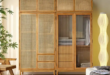 Bedroom furniture made of solid wood