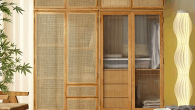 Bedroom furniture made of solid wood
