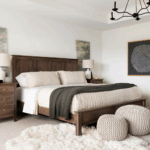 Bedroom furniture made of solid wood