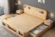 Bedroom furniture made of solid wood