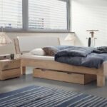 Beds made of wild oak