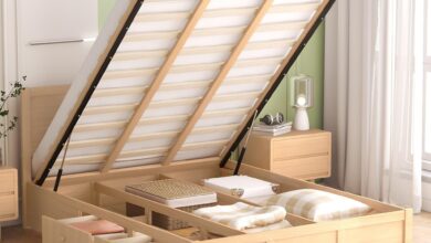 Beds with storage space