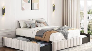 beds with under drawer storage