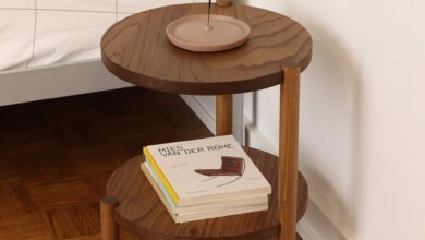 bedside tables