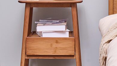 Bedside tables with drawers