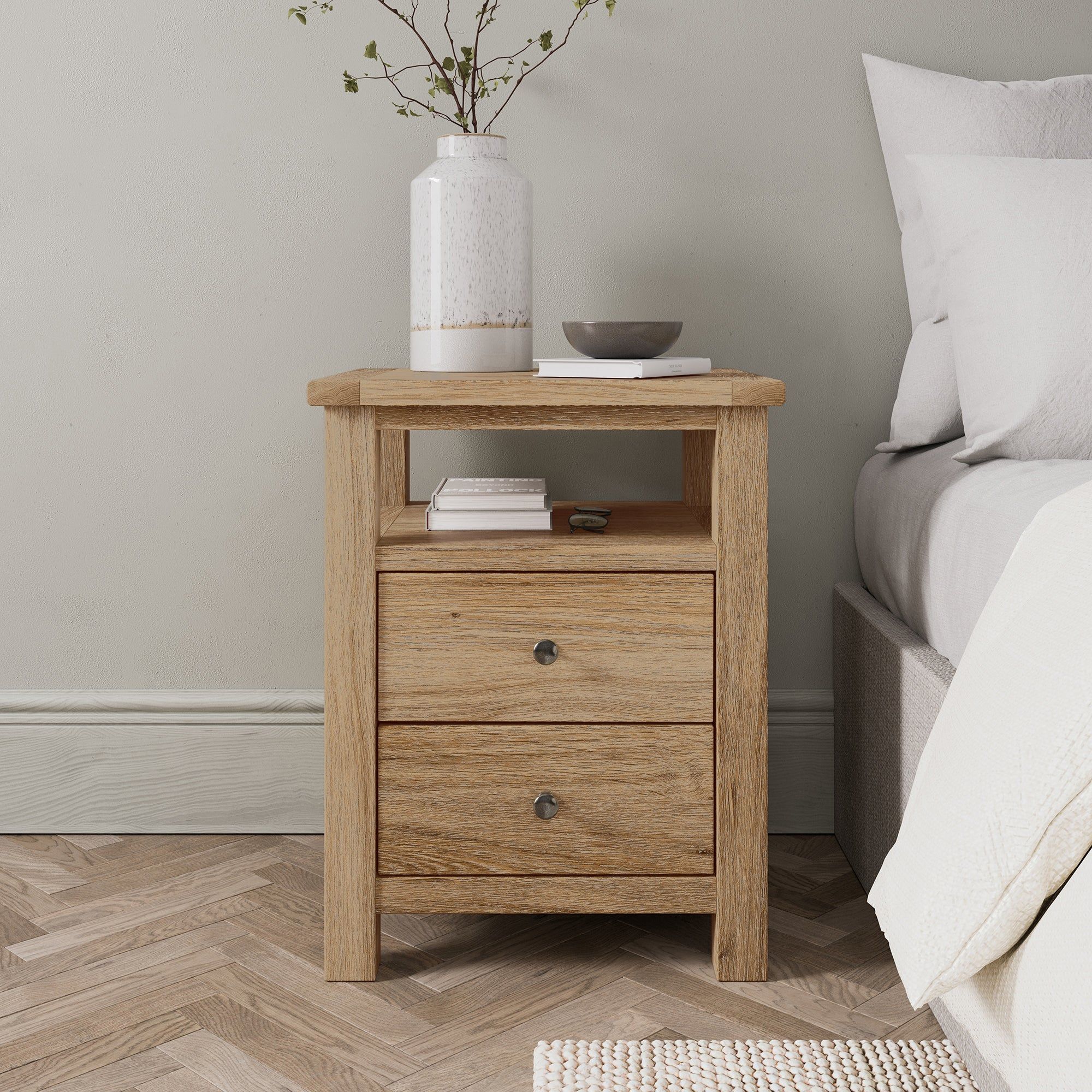 Bedside tables with drawers for functional and stylish storage