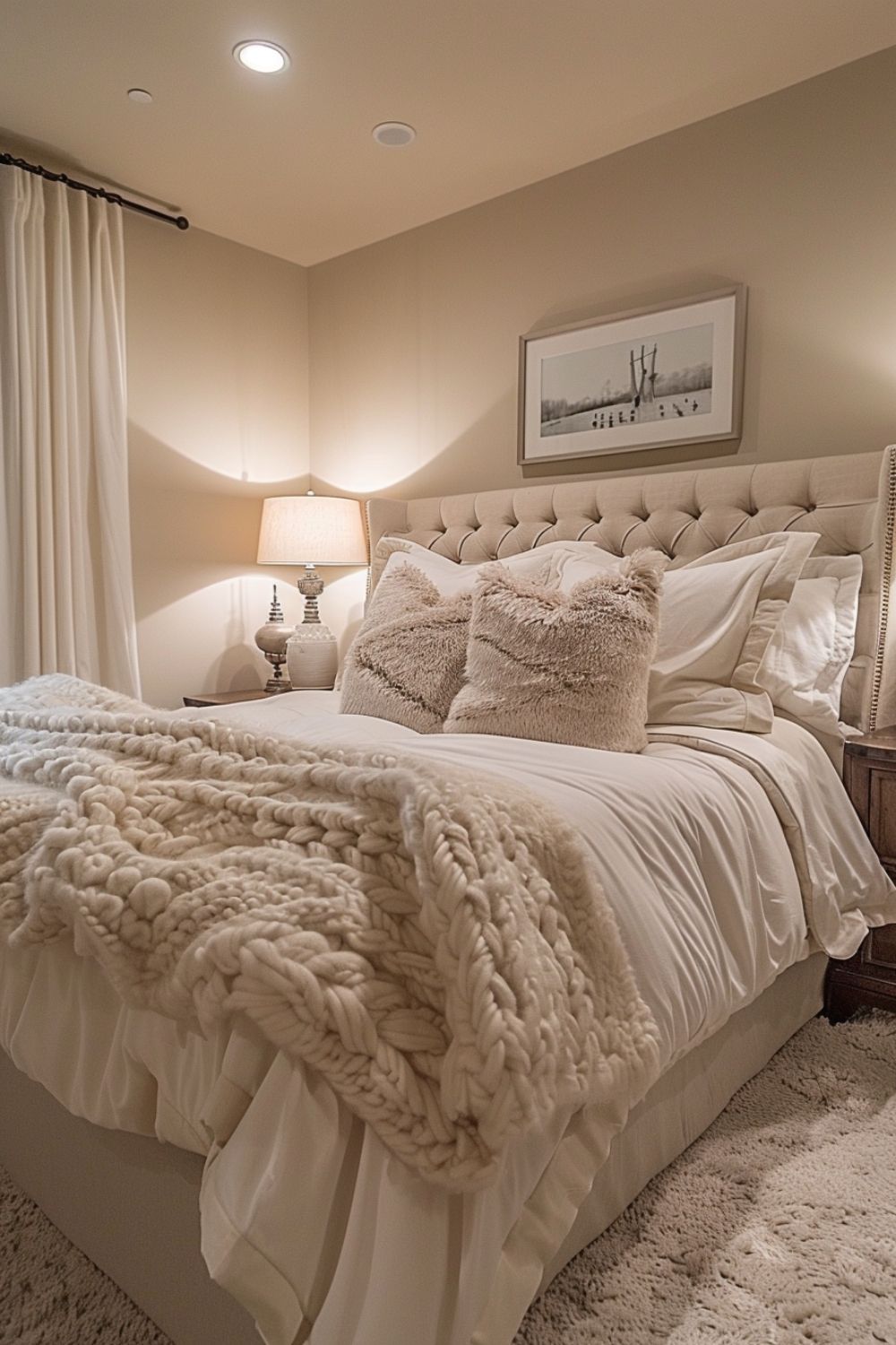 Beige beds-The new neutral trend in bedroom decor