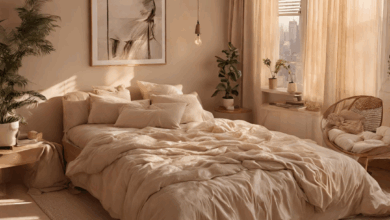 beige beds