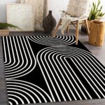 Black And White Area Rugs