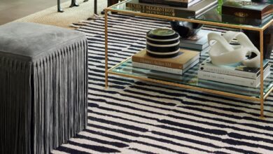 Black And White Area Rugs