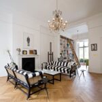 Black And White Striped Rug