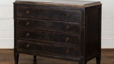Black Chest Of Drawers