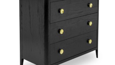 Black Chest Of Drawers