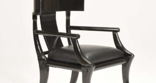 Black Leather Armchairs