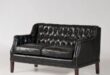 Black Leather Loveseat