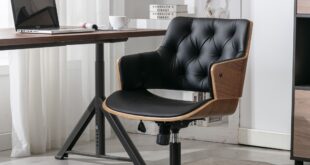 Black Leather Office Chair