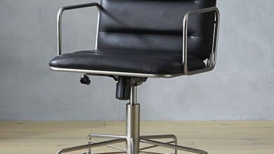 Black Leather Office Chair