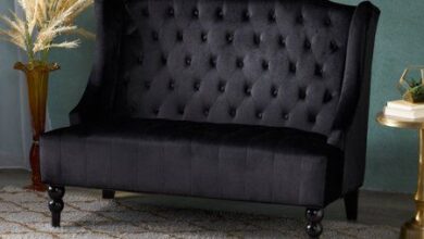 Black Loveseats