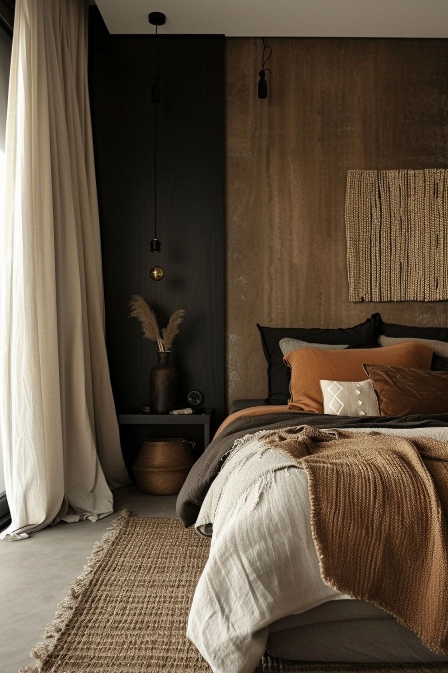 Black beds for a sophisticated bedroom