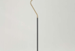 Black floor lamp