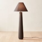 Black floor lamp