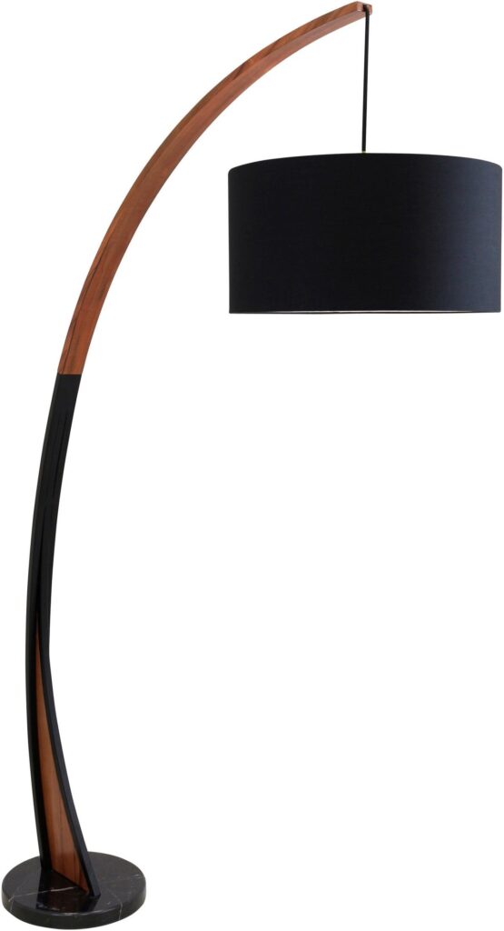 Black floor lamp