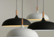 Black pendant lamp