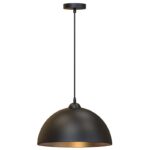 Black pendant lamp
