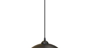 Black pendant lamp