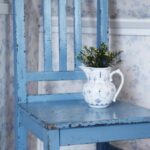 Blue And White Chair