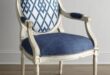 Blue And White Chair