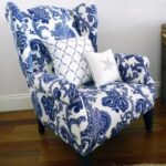 Blue And White Chair