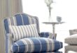 Blue And White Chair