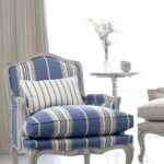 Blue And White Chair