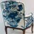 Blue And White Chair