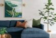 Blue Sectional Couch For Living Rooms