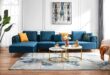 Blue Sectional Couch For Living Rooms