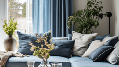 Blue Sofa