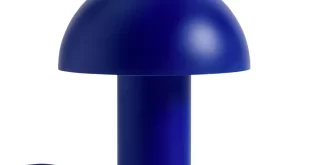 blue table lamps