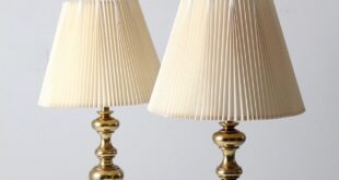 brass lamps