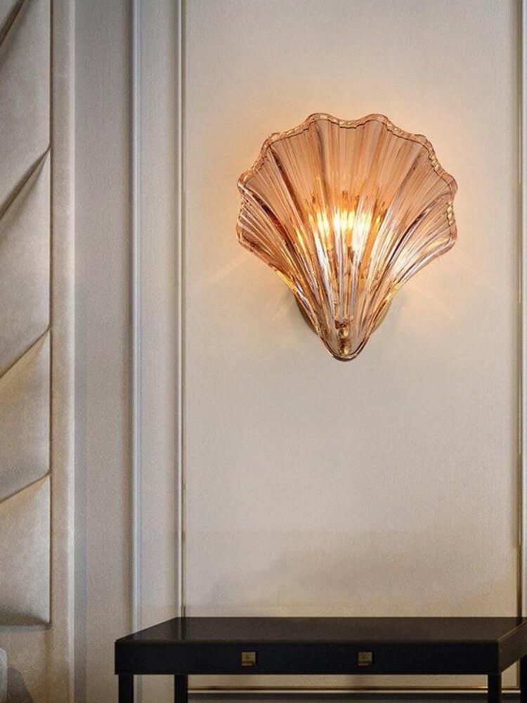 Brass wall lamp