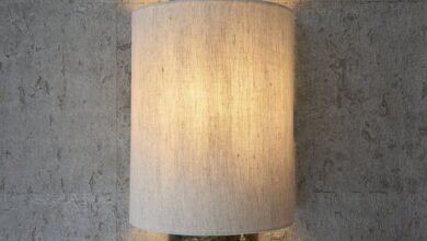 bright light flush wall lamp